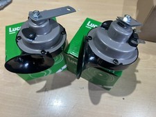 Mgb , Midget Lucas  high & low tone trumpet horns  12 Volt BS2-20