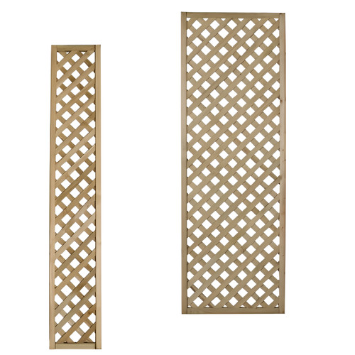 Wooden garden trellis diamond - wooden,