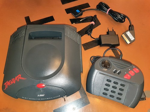 Atari jaguar console with - jaguar,