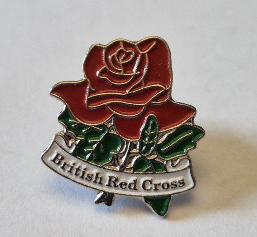 British red cross enamel pin - british,