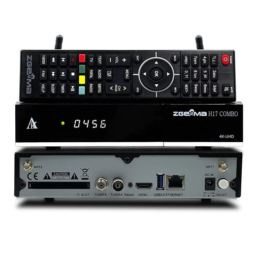Zgemma h17 combo twin tuner - h17,