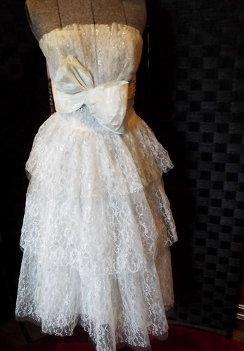 Vintage tea length lace - vintage,