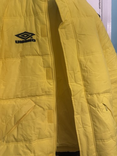 Umbro yellow puffer jacket - umbro,