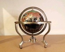 Gemstone Globe Semi Precious