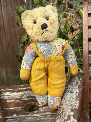 Vintage dressed teddy bear - teddy,