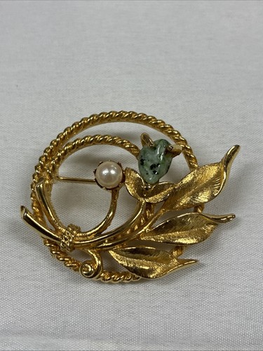 Vintage floral brooch 70s - brooch,