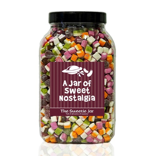 Dolly mixtures jars - mixtures,