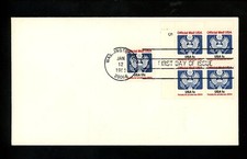 US FDC #O127+O130 TTA CC 1983