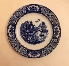 Vintage  Olde Alton Ware "Japanese Pagoda" Pattern 10" Dinner Plate 1930/40's