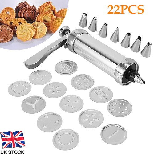 22pcs cookie biscuit press - biscuit,