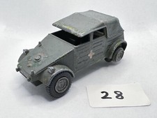 DINKY TOYS # 617 VW VOLKSWAGEN KDF KUBELWAGEN GERMAN WWII WORLD WAR WEHRMACHT