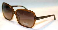 Guess Women's Sunglasses  GU7382-47F-60 Brown Square NEW Authentic 100% UV