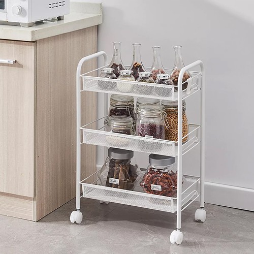 Tier storage trolley cart - 3,