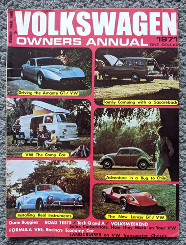 1971 volkswagen owners annual - volkswagen,