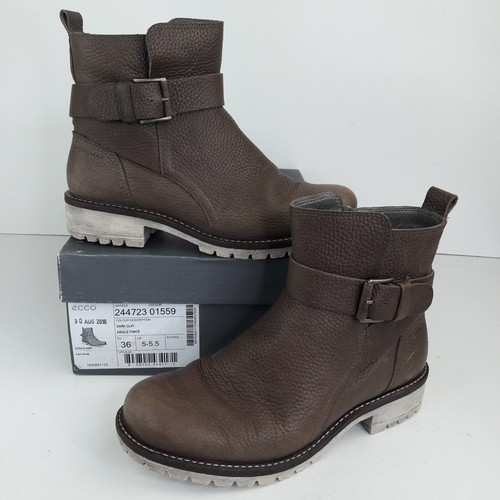 Ecco womens boots 5 - boots, brown