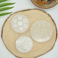 Selenite Charging Plate Plain