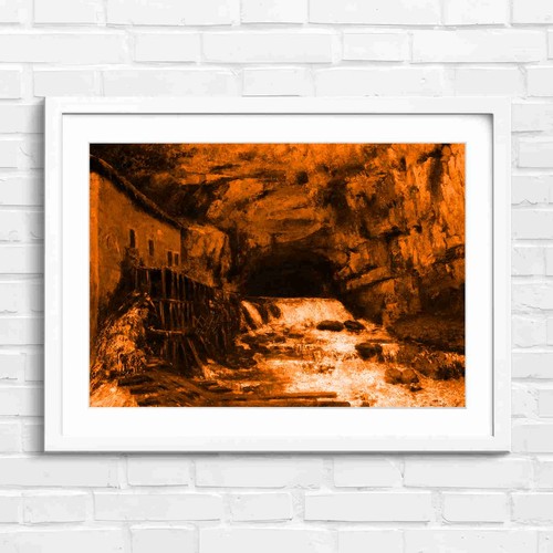 Old mill and - mill, waterfall