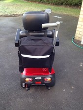 Mobility Scooter Storage & Shopping Bag Backrest Zip Carry Handle Universal 