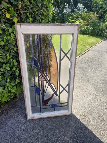 Art deco 1920 - leaded, glass