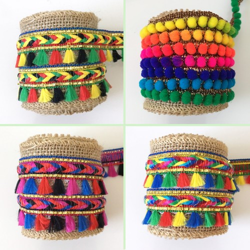 Mini tassel trim ribbon - tassel,