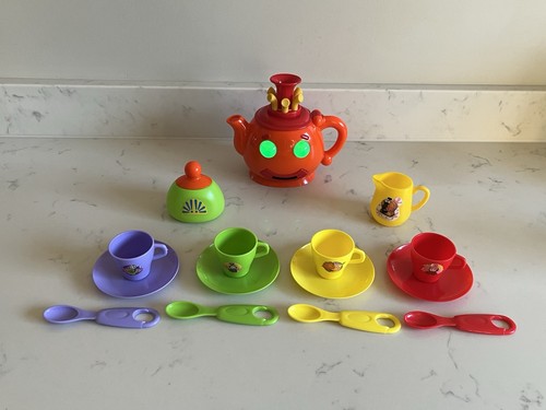 The teletubbies tea set with - the,