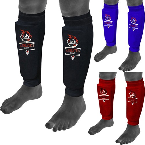 Athletics shin pads mma leg - athletics,