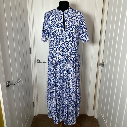 Zara blue white ditsy - zara,