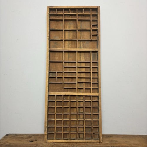 Vintage wooden printers tray - vintage,