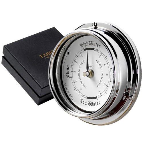 Tabic tide clock - tabic, chrome