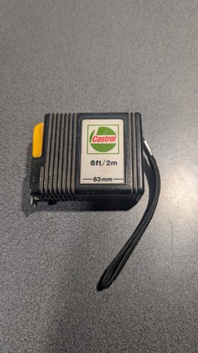 Castrol promo tape measure 6ft - tape,