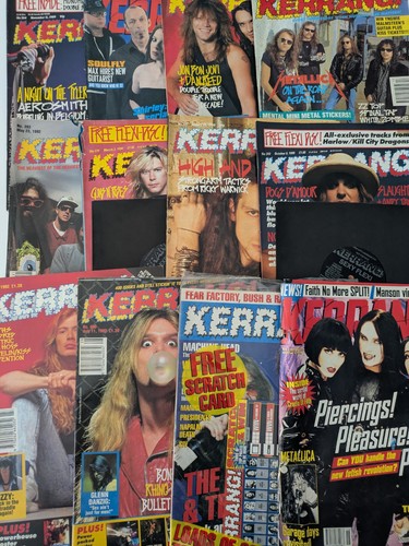 Vintage kerrang magazine - kerrang!,