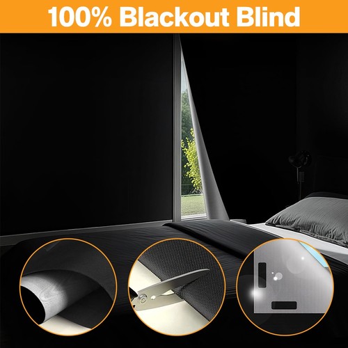 Temporary blackout blind - blackout, no