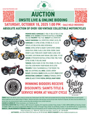 Auction Flyer Oct 18 Triumph T160 Trident T140 Bonneville T140V