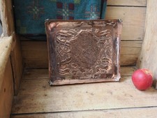 Fabulous Little   Newlyn Copper Tray Art Nouveau Arts And Crafts Movement 