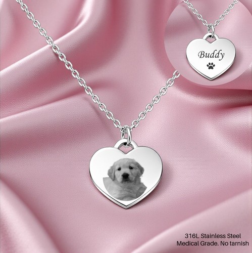 Photo necklace personalised - photo, necklace,