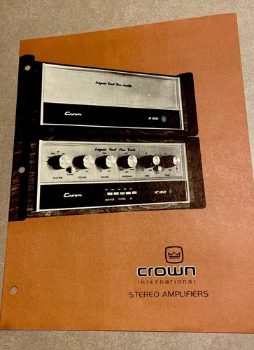 Original 1970s crown audio - original,