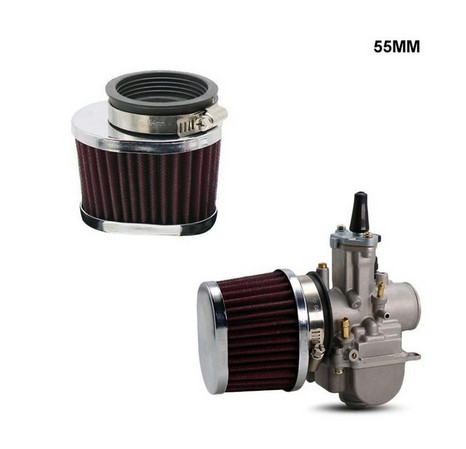 Red 55mm motorcycle high flow - 55mm,