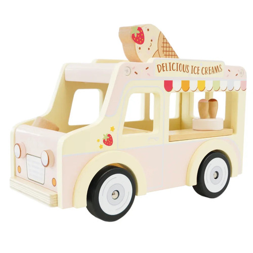 Toy van wooden - wooden, ice