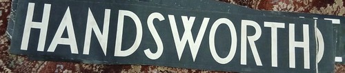 Handsworth destination blind - destination,