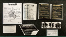 KAWASAKI KZ1100R KAWASAKI Z1100R 1983-1984 WARNING&SERVICE DECALS