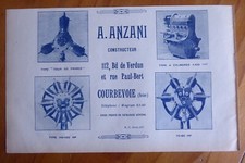 1924-1925 PUB A ANZANI CURVESCAR ENGINE AVIATION AIRPLANE AIRCRAFT AERO ENGINE AD