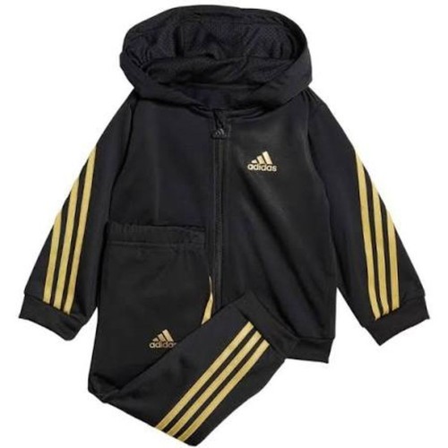 Adidas shiny hooded tracksuit - adidas,