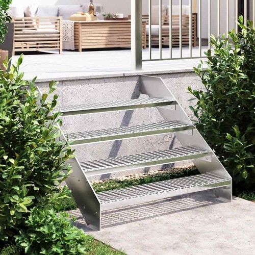 Grate step metal garden stair - grate,