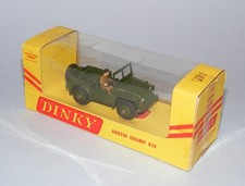 DINKY #674 AUSTIN CHAMP WITH PLASTIC DRIVER ORIGINAL 1960's US ISSUE WINDOW BOX