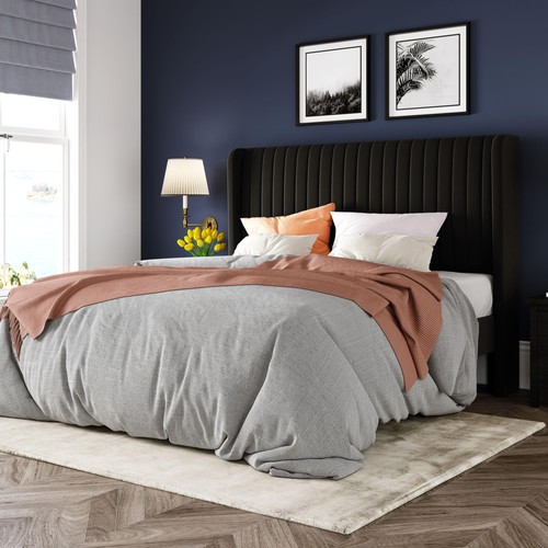 Queen size velvet bed - queen,