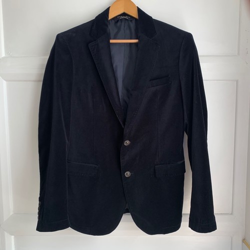 Zara velvet blazer jacket mens - zara,