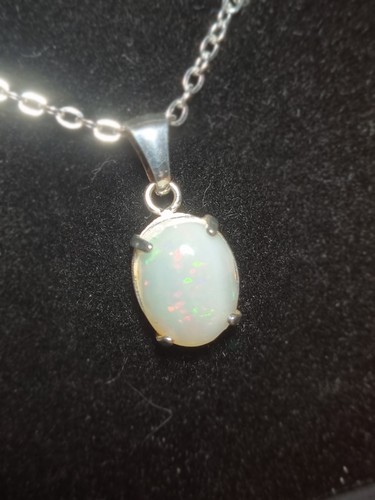 Natural australian white opal - white,