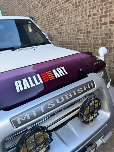 Pajero ralliart style bonnet - pajero,
