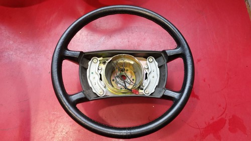 Leather steering wheel 420mm - leather,
