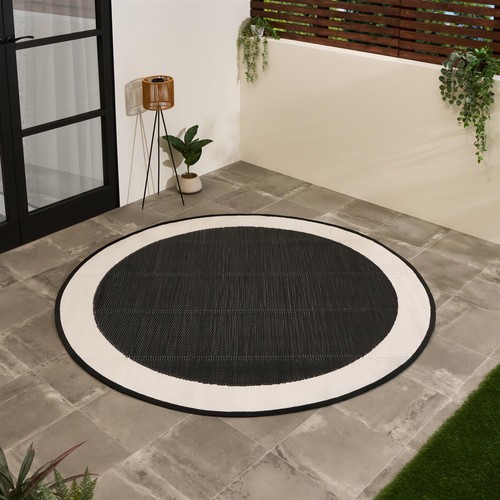 Ohs contrast border garden rug - contrast,